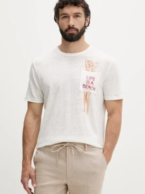 MC2 Saint Barth T-shirt męski lniany