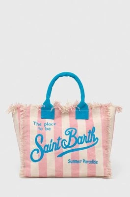 MC2 Saint Barth torba plażowa kolor różowy