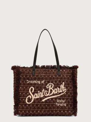 MC2 Saint Barth torebka shopper damska brązowy