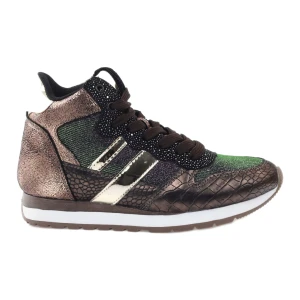McArthur Damskie buty sportowe miedziane metaliczne brązowe