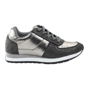 Zdjęcie produktu McArthur Damskie buty sportowe srebrno-szare metaliczne