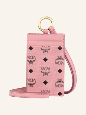 Mcm Etui Na Karty Aren Vi Lanyard pink