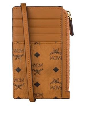 Mcm Etui Na Karty Visetos Original Z Paskiem Na Ramię braun