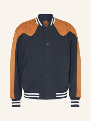 Mcm Kurtka W Stylu College Z Mieszanki Materiałów blau