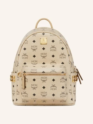 Mcm Plecak Stark Small Z Nitami beige