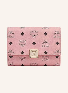 Mcm Portfel Aren Visetos Small rosa