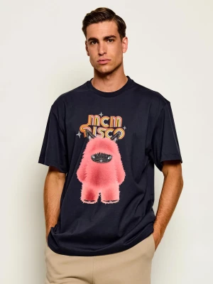 MCM T-shirt Mars Dog Disco | Oversize fit granatowy