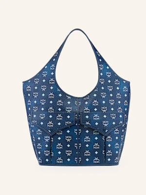 Mcm Torba Shopper Aren Vi blau
