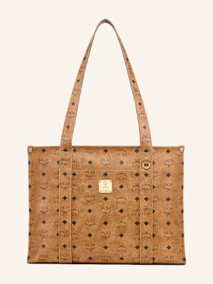 Mcm Torba Shopper Aren Visetos braun