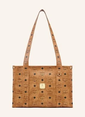 Mcm Torba Shopper Aren Visetos Small braun