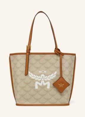 Mcm Torba Shopper Lauretos Mini beige