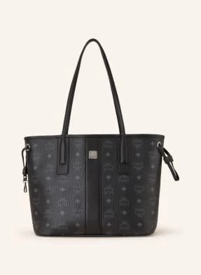 Mcm Torba Shopper Liz Small Dwustronna Z Saszetką schwarz