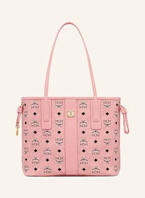 Mcm Torba Shopper Liz Z Saszetką rosa