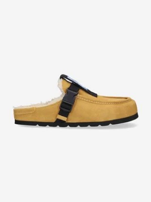 MCQ klapki zamszowe Grow-Up kolor żółty 682023R27982001-YELLOW