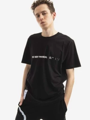 MCQ t-shirt bawełniany kolor czarny z nadrukiem 647244RST851000-BLACK