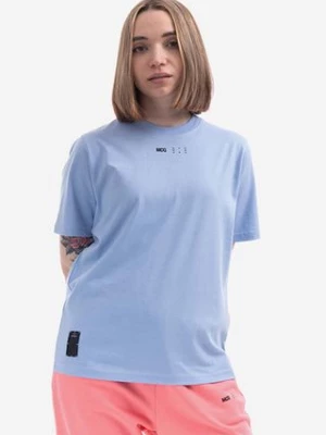 MCQ t-shirt bawełniany kolor niebieski 624665RSJ785355-BLUE