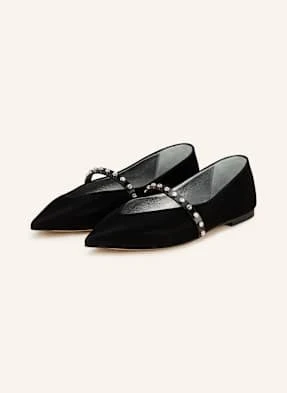 Mcqueen Baleriny Z Ozdobnymi Kamykami schwarz