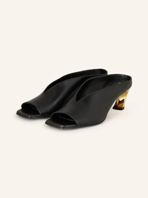 Mcqueen Klapki Typu Mules schwarz