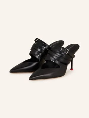 Mcqueen Klapki Typu Mules schwarz