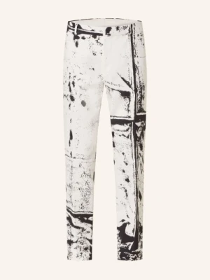 Mcqueen Spodnie Garniturowe Slim Fit schwarz