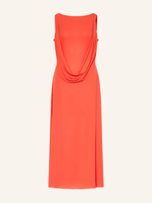 Mcqueen Sukienka Wieczorowa Z Jedwabiu rot