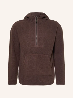 Me°Ru' Bluza Z Kapturem Quimper Z Pluszu braun CIEMNOBRĄZOWY