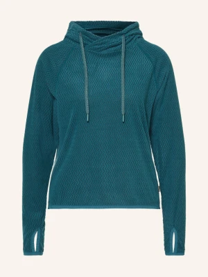 Me°Ru' Bluza Z Kapturem Z Polaru Calais blau PETROL