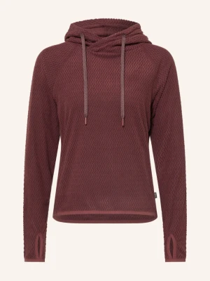 Me°Ru' Bluza Z Kapturem Z Polaru Calais rot CIEMNOCZERWONY