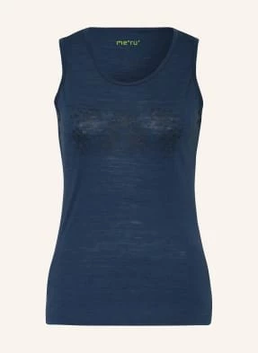 Me°Ru' Tank Top Tondela Z Wełną Merino blau