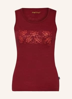 Me°Ru' Tank Top Tondela Z Wełną Merino rot