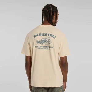 Dickies Mechanic Short Sleeve Tee mężczyźni T-Shirty i Polo beż rozmiar Odzież