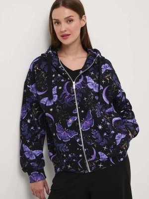 Medicine bluza damska kolor czarny z kapturem