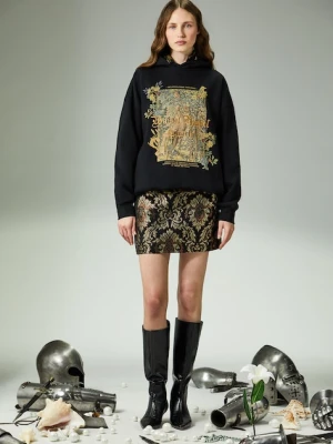 Medicine bluza damska kolor czarny z kapturem