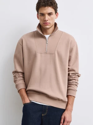 Medicine bluza męska z bawełną beżowy