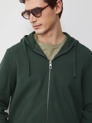 Medicine bluza rozpinana z kapturem męska bawełniana z elastanem