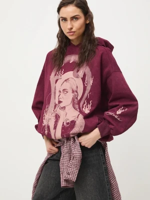 Medicine bluza z kapturem damska bawełniana