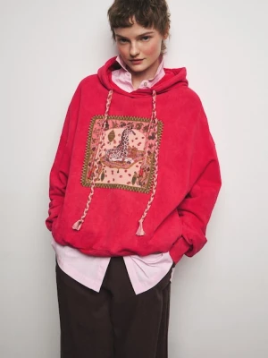 Medicine bluza z kapturem damska bawełniana