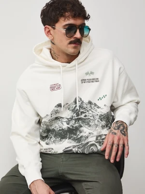 Medicine bluza z kapturem męska bawełniana