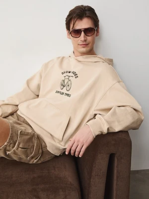 Medicine bluza z kapturem męska bawełniana