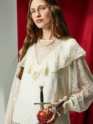 Medicine bluzka damska kolor beżowy