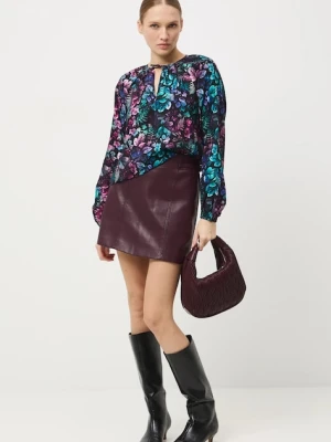 Medicine bluzka damska kolor czarny wzorzysta