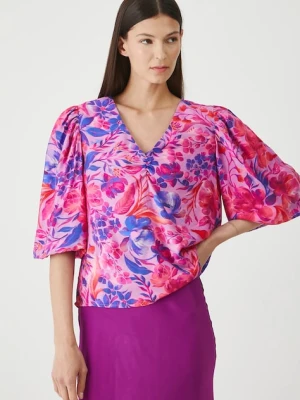 Medicine bluzka damska kolor multicolor w kwiaty