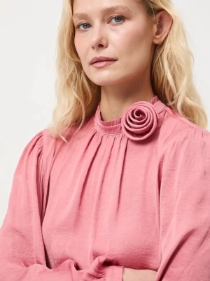 Medicine bluzka damska kolor różowy gładka