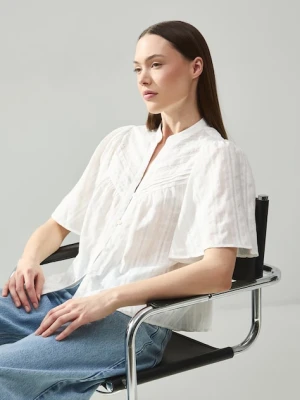 Medicine bluzka koszulowa damska bawełniana