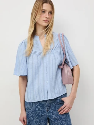 Medicine bluzka koszulowa damska bawełniana