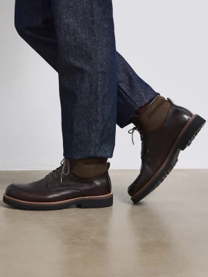 Medicine buty męskie skórzane brązowy