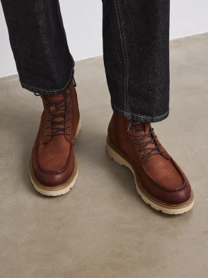 Medicine buty męskie skórzane brązowy