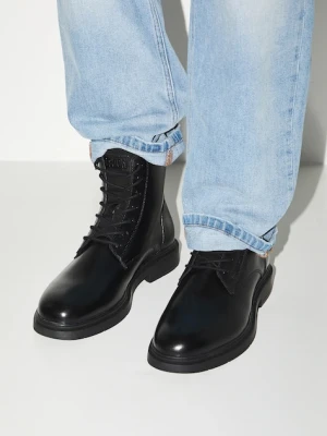 Medicine buty wysokie skórzane