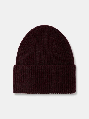 Medicine czapka beanie damska kaszmirowa bordowy