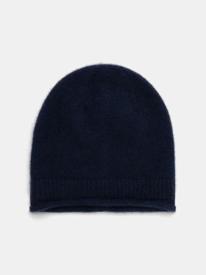 Medicine czapka beanie damska kaszmirowa granatowy